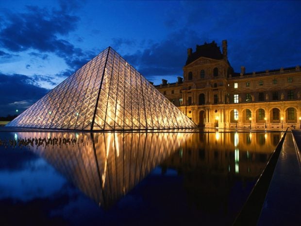 Louvre Museum Paris romantic