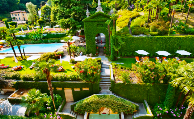 Grand Hotel Tremezzo gardens