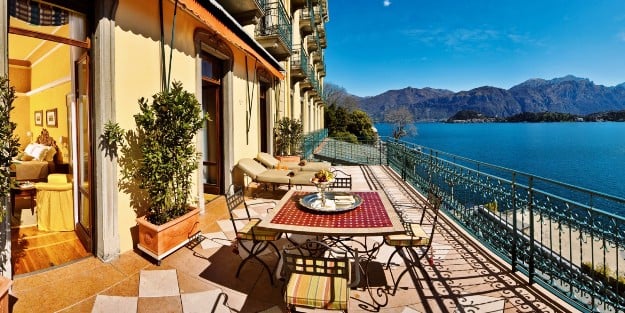 Grand Hotel Tremezzo suite terrace