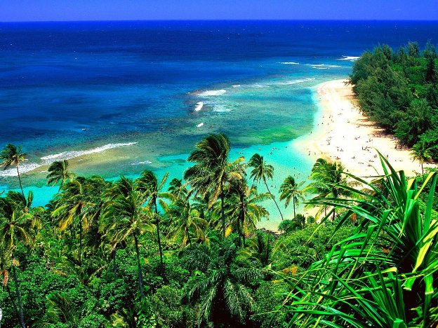Kee Beach Kauai Hawaii