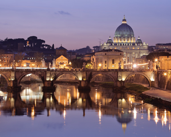Rome at night