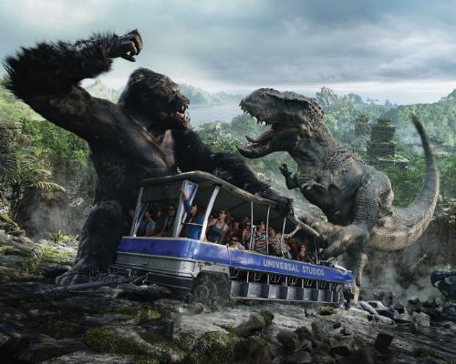 Universal Studios Hollywood King Kong 360 3D