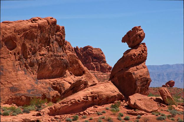 Valley of fire state park balanced rock