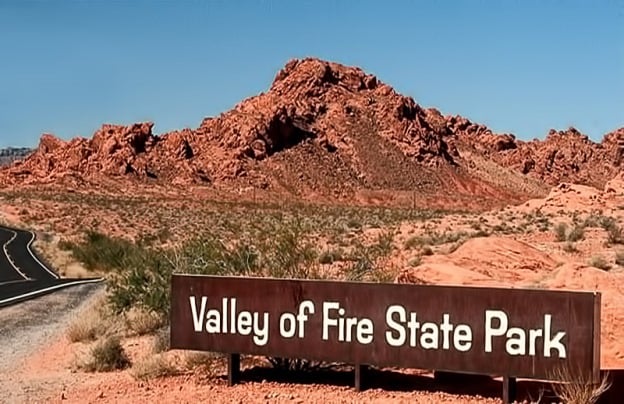 Valley of fire state park entrance