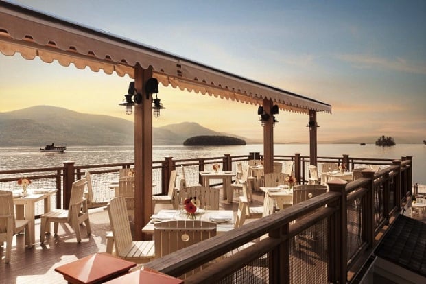 Sagamore Resort outdoor dining