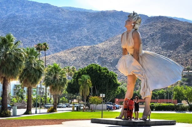 Marilyn Monroe Statue Palm Springs California