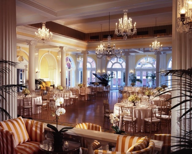 The Homestead Crystal dining room