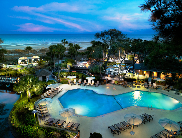 Hilton Head at night