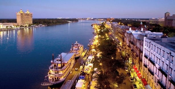 River Street Savanah Georgia