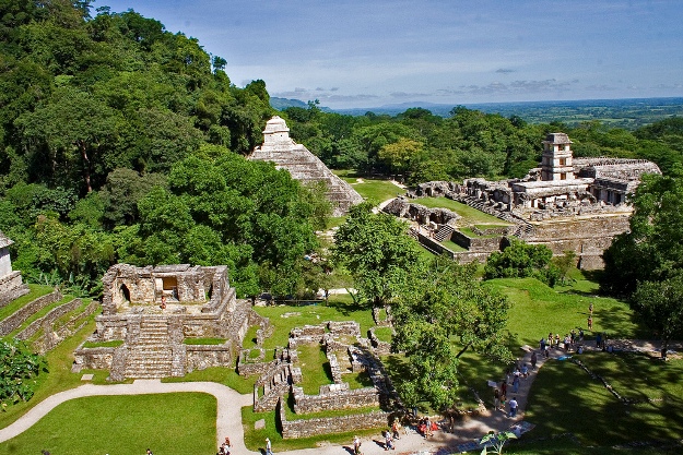 mexico mayan ruins The monumental ruins of Palenque