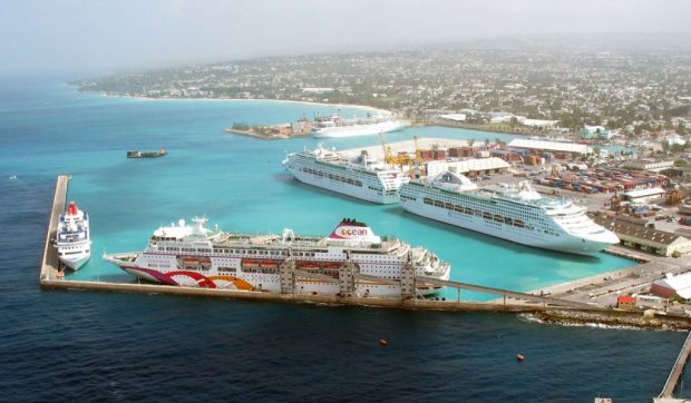 Barbados Harbour cruise ships