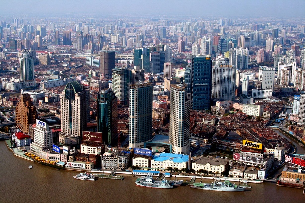shanghai skyline shanghai skyline