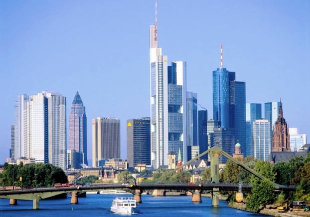 frankfurt_skyline Frankfurt skyline Germany