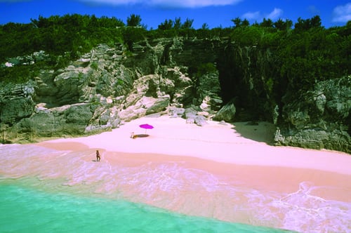 pink sand beach Bahamas pink sand beach Bahamas