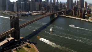 Brooklyn Bridge aerial