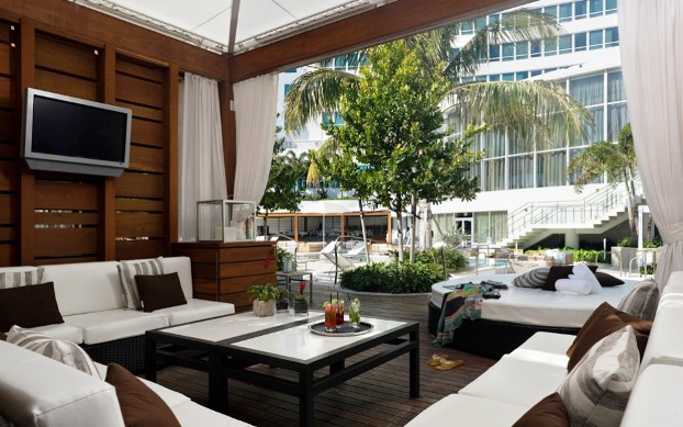 Fontainebleau Miami Beach Florida cabanas