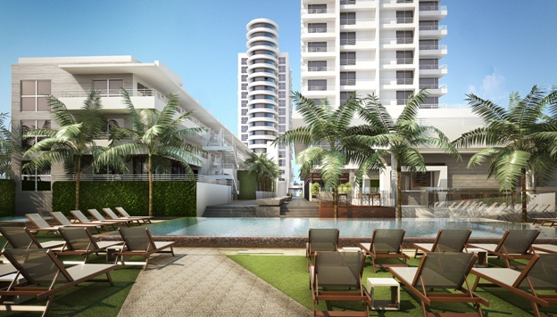 The James Royal Palm pool