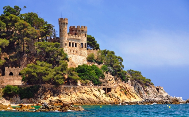 The Castle of Lloret de Mar Costa Brava Spain