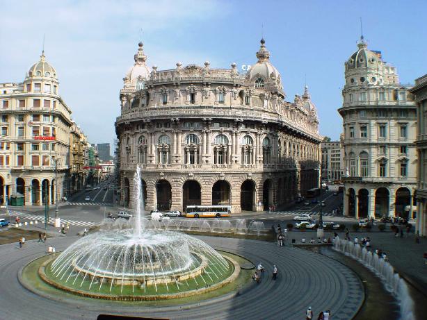 Plaza Genoa, Italy