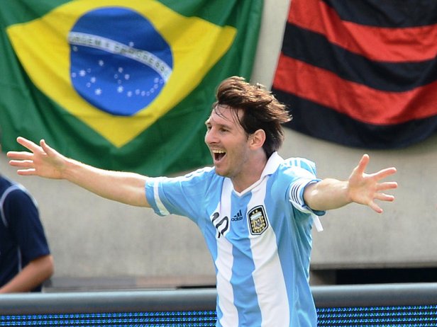 Argentina vs Brazil Lionel Messi scores hat trick