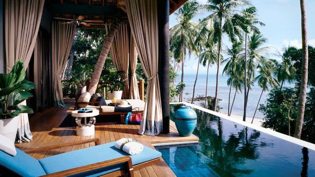 Four Seasons Kohsamui private pool deck