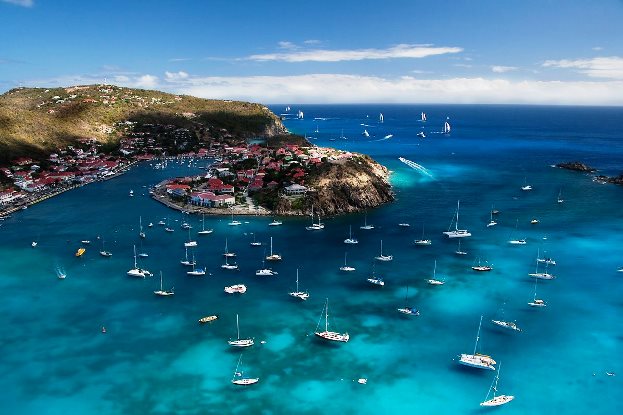 Aerial St Barts guastavia