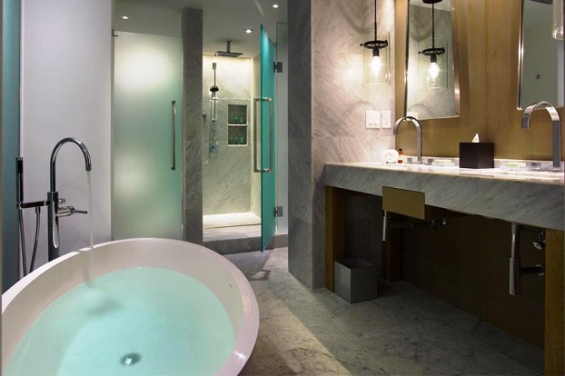 The Victor guest bathroom
