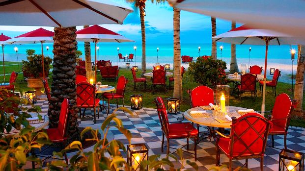 Acqualina Resort Spa outdoor dining