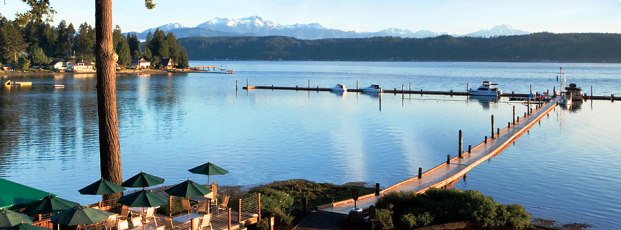 Alderbrook Resort Spa lake