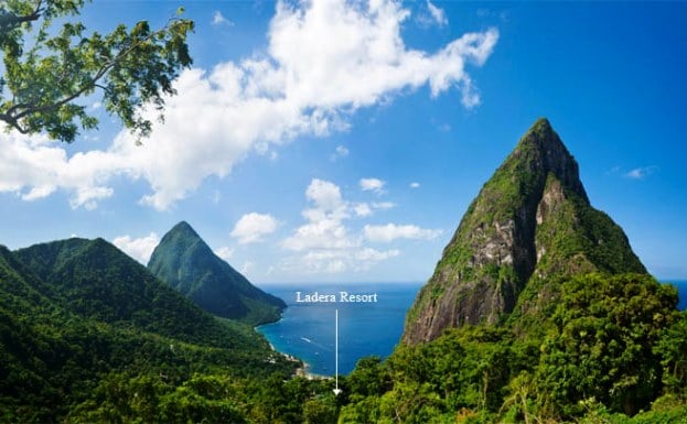 Ladera Resort Aerial