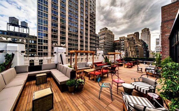 Refinery Hotel rooftop