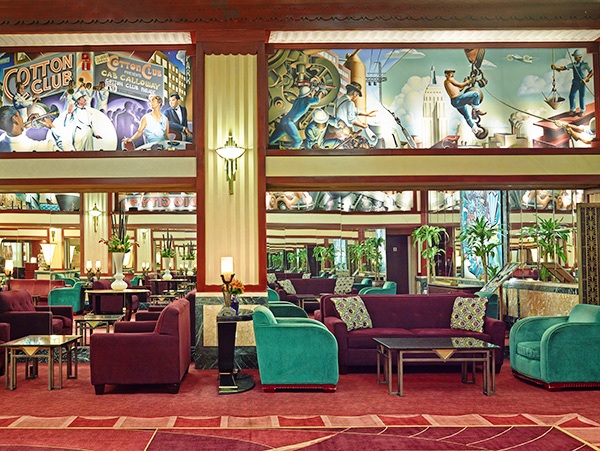 Hotel Edison NYC art deco lobby
