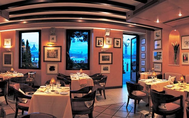Hotel Cipriani dining room