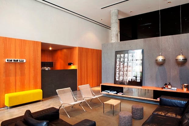Hotel Americano lobby