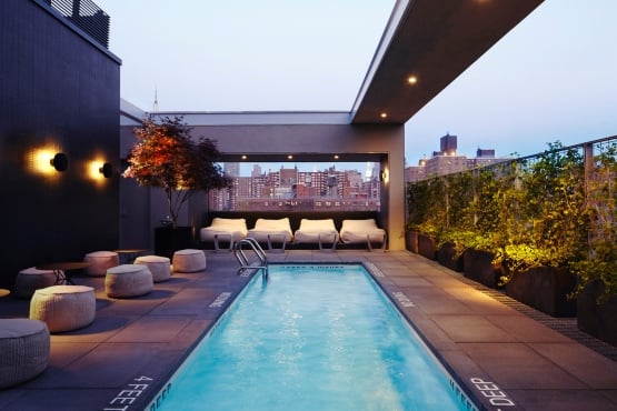 Hotel Americano rooftop pool