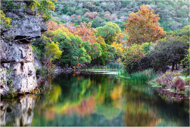 Texas Hill Country waterhole