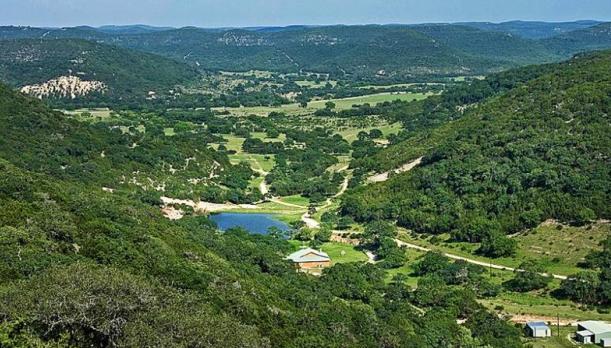 Texas hill country valley