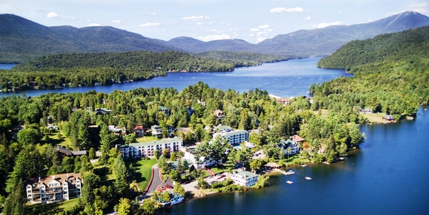Mirror Lake Inn Arial