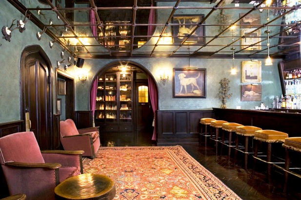 The Bowery Hotel lobby bar