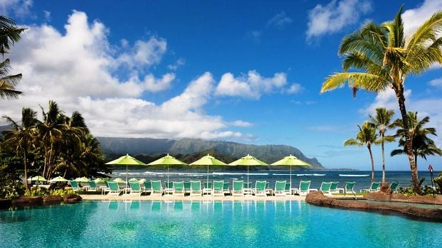 St. Regis Princeville Kauai pool ocean view