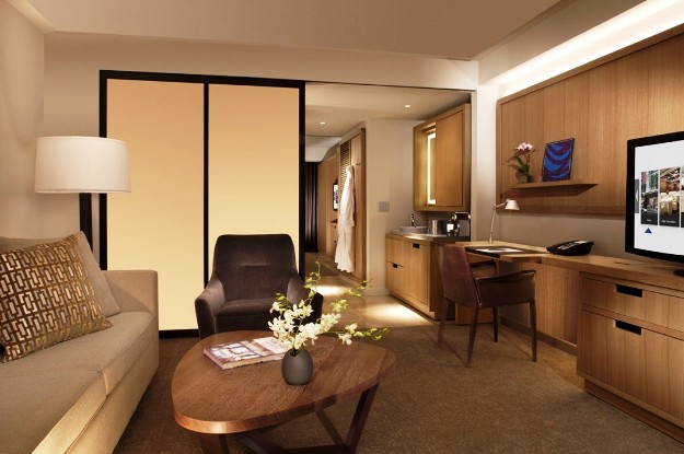 The Conrad New York Hotel Deluxe Living Room