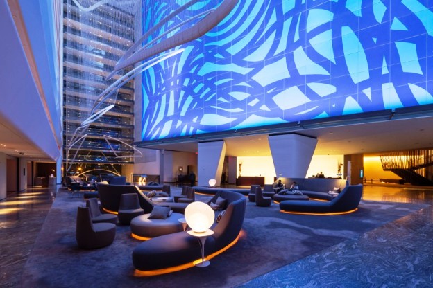 The Conrad New York Hotel lobby