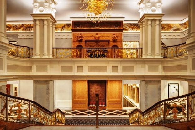 The New York Palace Hotel lobby