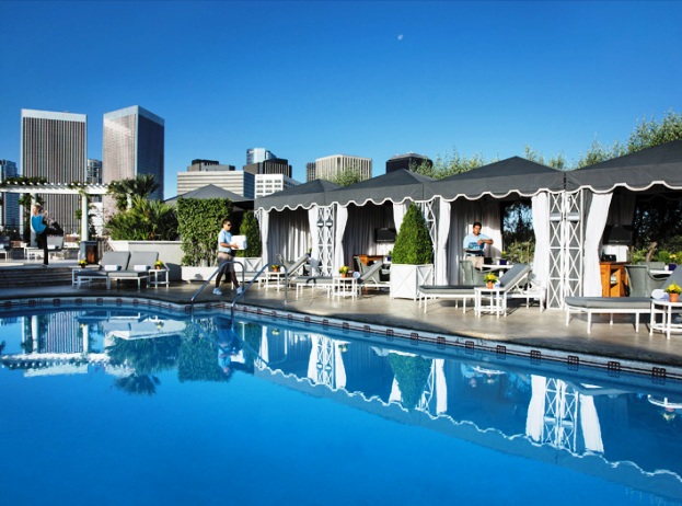 The Peninsula Beverly Hills pool