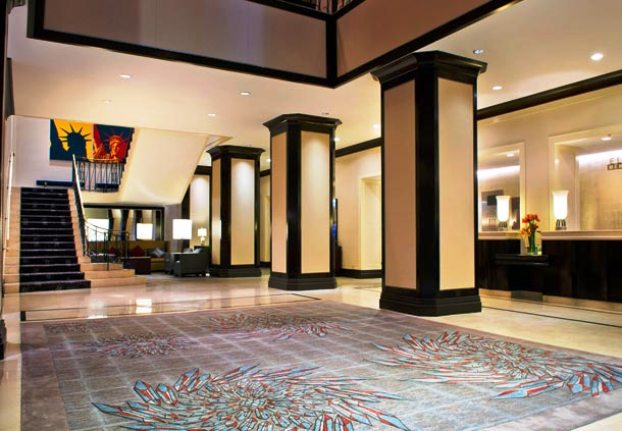 New York Marriott Downtown Lobby