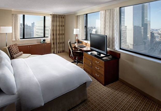 New York Marriott Downtown guest rooms