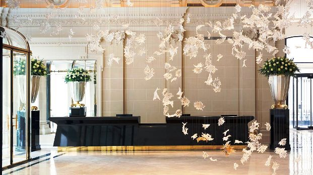 Peninsula Paris Hotel Lobby