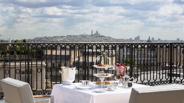 Peninsula Paris garden and terrace suite