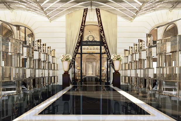 Peninsula Paris walkways