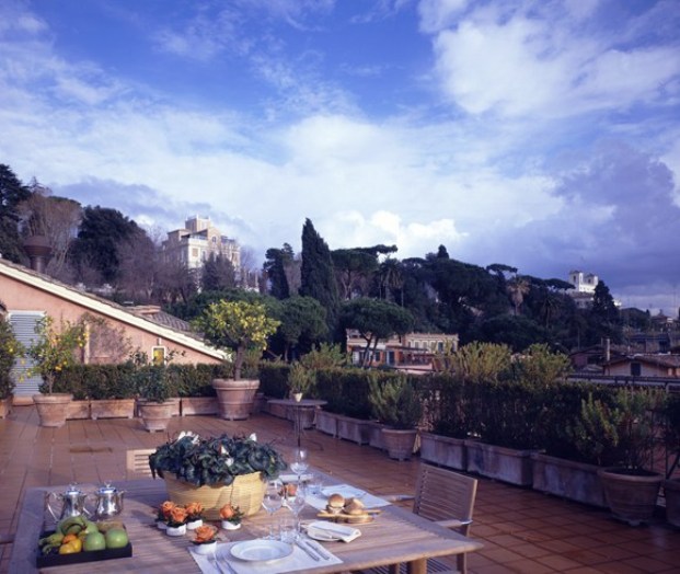 Rocco Forte Hotel de Russie suite terrace